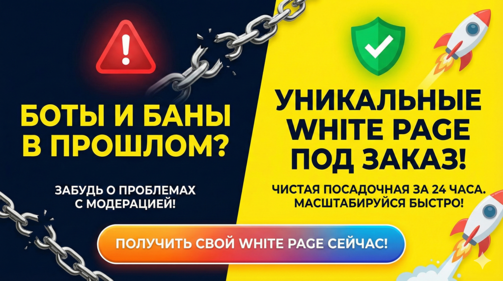 Уникальные White Page под заказ: быстрый старт для рекламы
