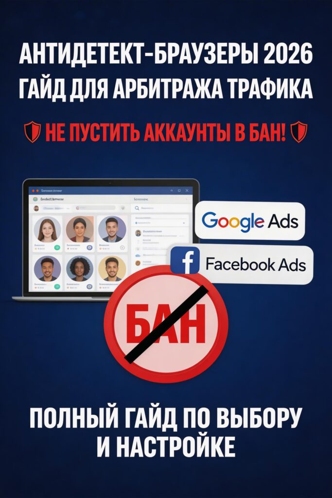 Как не «отлететь» в бан в 2026? Полный гид по антидетектам для Google Ads и Facebook