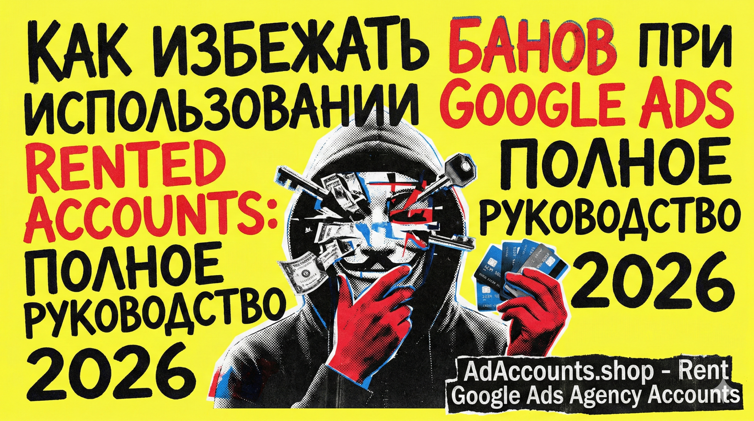 Как избежать банов при использовании Google Ads rented accounts в 2025–2026