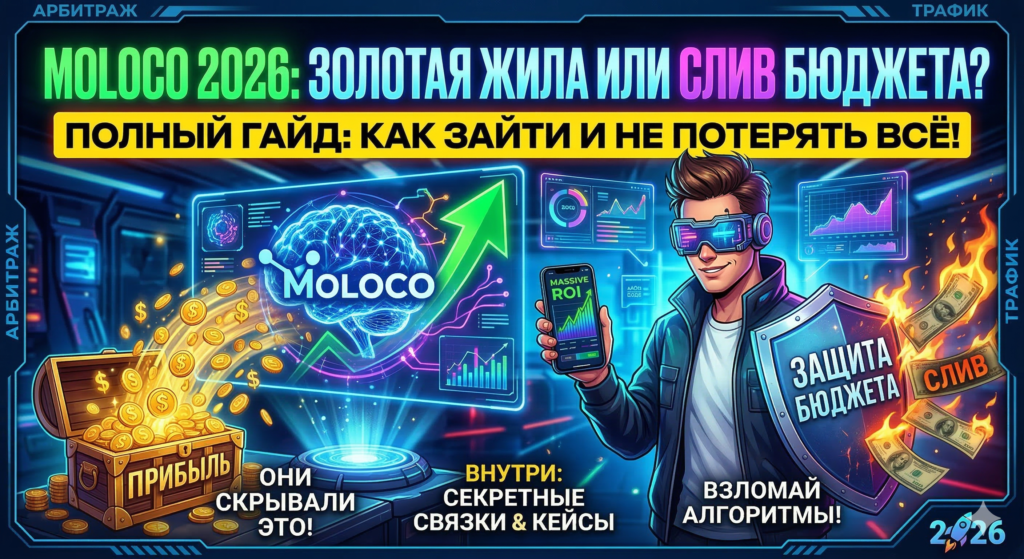 Арбитраж трафика через Moloco 2026: полный гайд для новичков