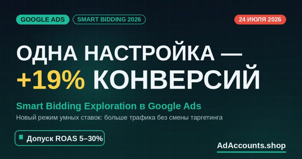 Smart Bidding Exploration в Google Ads 2026 — гайд по умным ставкам для арбитражника