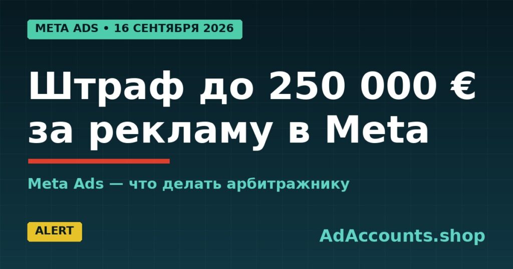 Meta Ads — суд Франкфурта отменил статус хостинг-провайдера, штраф до 250 000 евро за поддельную рекламу